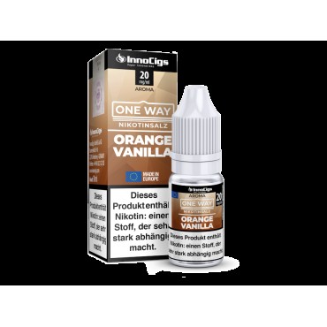 InnoCigs - One Way - Orange Vanilla - Nikotinsalz Liquid