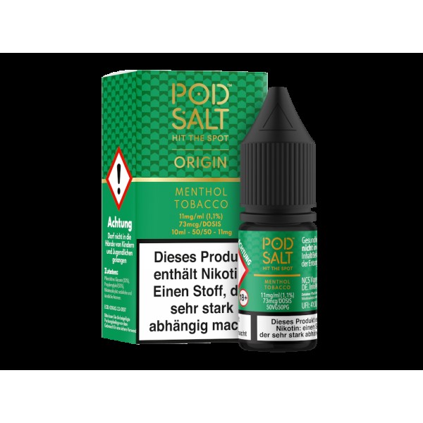 Pod Salt Origin - Menthol Tobacco - Nikotinsalz Liquid