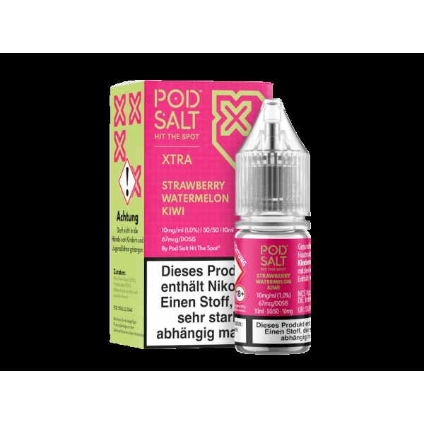Pod Salt X - Nikotinsalz Liquid  - Strawberry Watermelon Kiwi