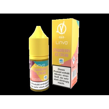 Linvo - Strawberry Ice Cream - Nikotinsalz Liquid 20 mg/ml