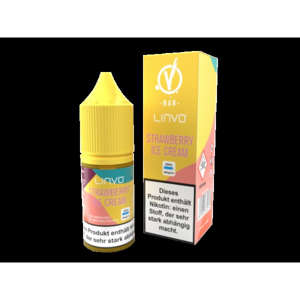 Linvo - Strawberry Ice Cream - Nikotinsalz Liquid 20 mg/ml