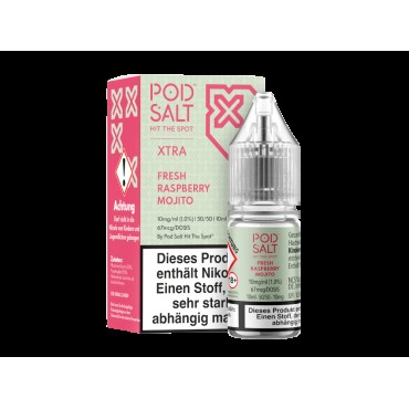 Pod Salt X - Nikotinsalz Liquid  - Fresh Raspberry Mojito