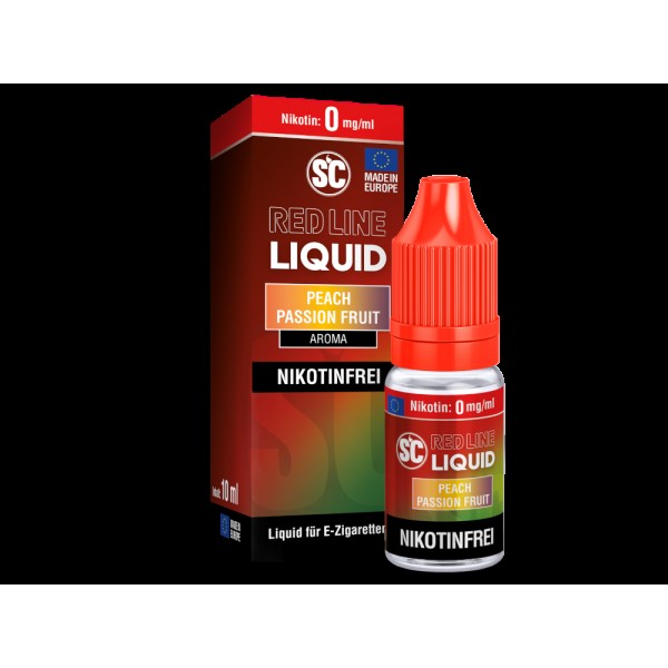 SC - Red Line - Peach Passion Fruit - Nikotinsalz Liquid