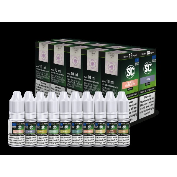 Gourmet Probierbox E-Zigaretten Liquid