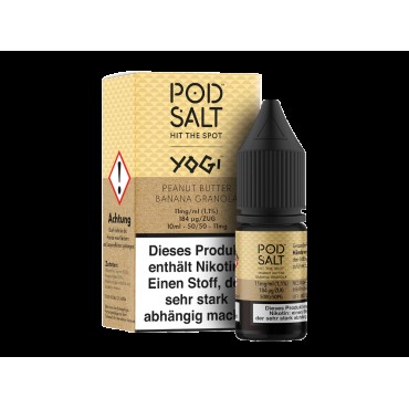 Pod Salt Fusion - Peanut Butter Banana Granola - Nikotinsalz Liquid
