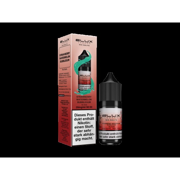 Elux - Nikotinsalz Liquid  - Strawberry Watermelon Bubblegum