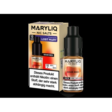 MARYLIQ - Nikotinsalz Liquid - Sour Red