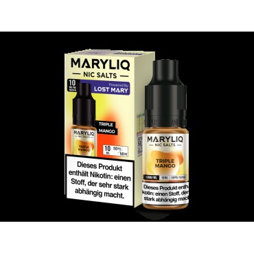 MARYLIQ - Nikotinsalz Liquid - Triple Mango