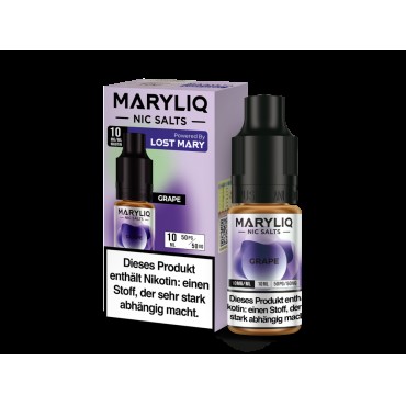 MARYLIQ - Nikotinsalz Liquid - Grape