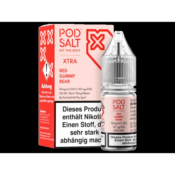 Pod Salt X - Nikotinsalz Liquid  - Red Gummy Bear