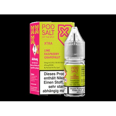 Pod Salt X - Nikotinsalz Liquid  - Lime Raspberry Grapefruit