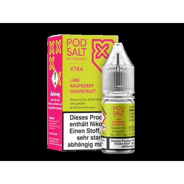Pod Salt X - Nikotinsalz Liquid  - Lime Raspberry Grapefruit