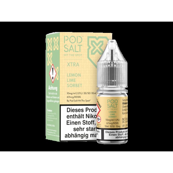 Pod Salt X - Nikotinsalz Liquid  - Lemon Lime Sorbet