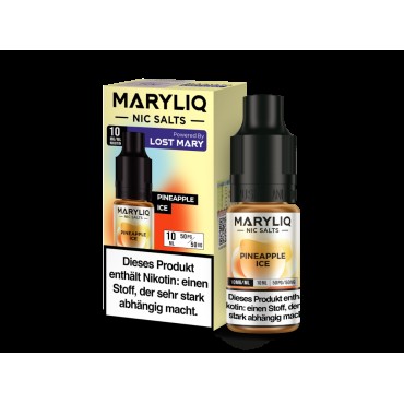MARYLIQ - Nikotinsalz Liquid - Pineapple Ice