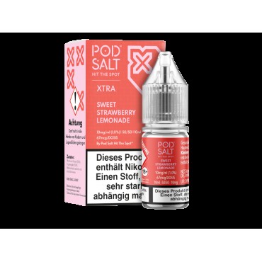 Pod Salt X - Nikotinsalz Liquid  - Sweet Strawberry Lemonade
