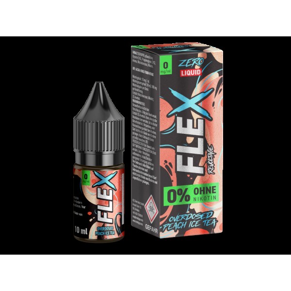 Revoltage - FLEX Nikotinsalz Liquid - Peach Ice Tea