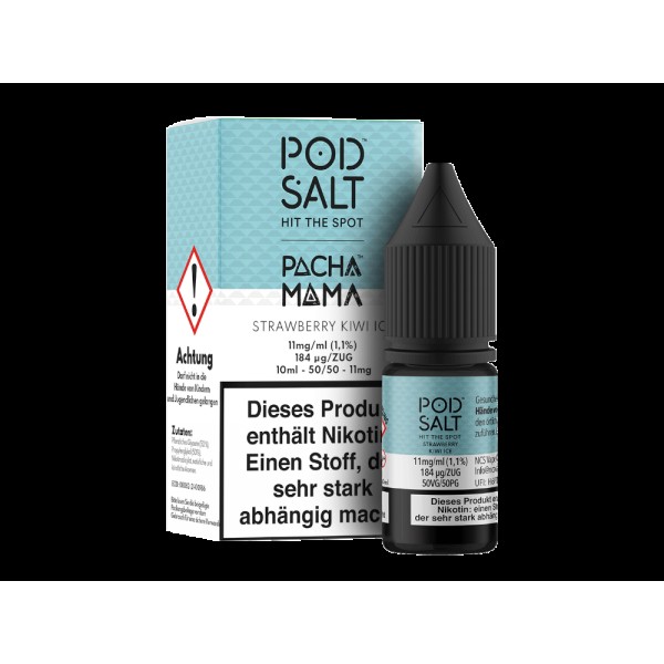 Pod Salt Fusion - Strawberry Kiwi Ice - Nikotinsalz Liquid