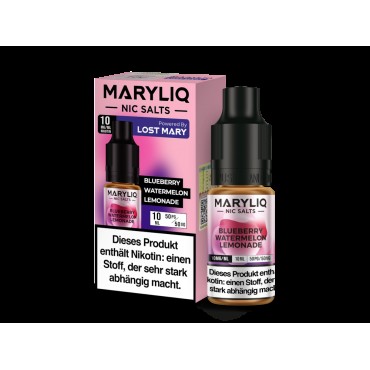 MARYLIQ - Nikotinsalz Liquid - Blueberry Watermelon Lemonade