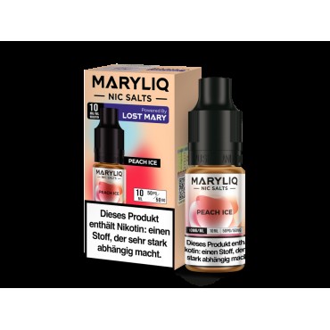 MARYLIQ - Nikotinsalz Liquid - Peach Ice