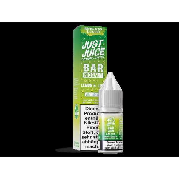 Just Juice - Bar - Nikotinsalz Liquid - Lemon & Lime