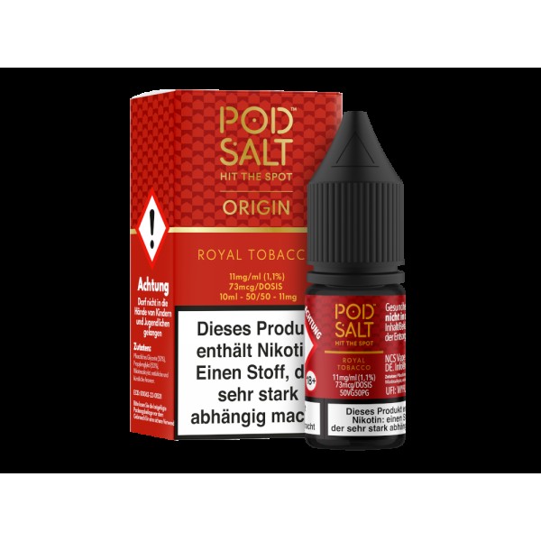 Pod Salt Origin - Royal Tobacco - Nikotinsalz Liquid
