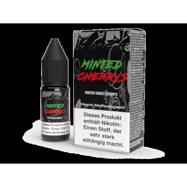 MaZa - Minted Cherrys - Nikotinsalz Liquid