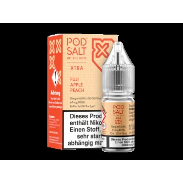 Pod Salt X - Nikotinsalz Liquid  - Fuji Apple Peach