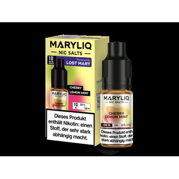 MARYLIQ - Nikotinsalz Liquid - Cherry Lemon Mint