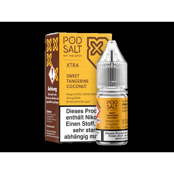Pod Salt X - Nikotinsalz Liquid  - Sweet Tangerine Coconut