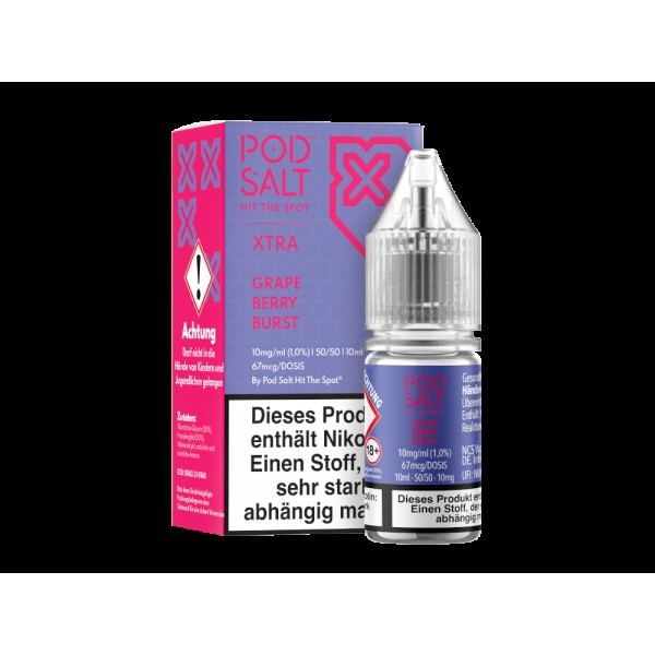 Pod Salt X - Nikotinsalz Liquid  - Grape Berry Burst