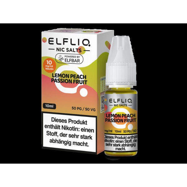 ELFLIQ - Lemon Peach Passion Fruit - Nikotinsalz Liquid