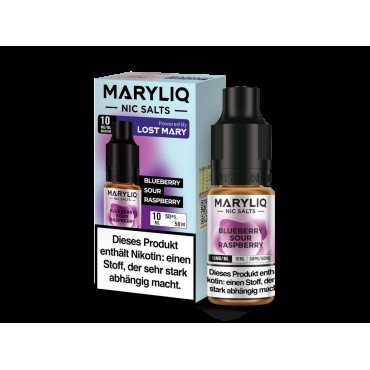 MARYLIQ - Nikotinsalz Liquid - Blueberry Sour Raspberry
