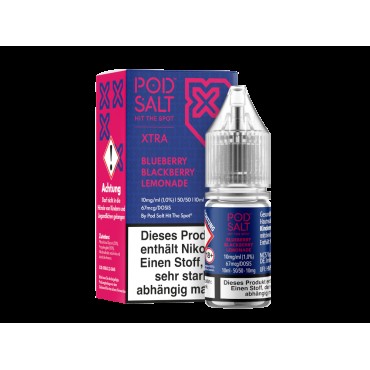Pod Salt X - Nikotinsalz Liquid  - Blueberry Blackberry Lemonade