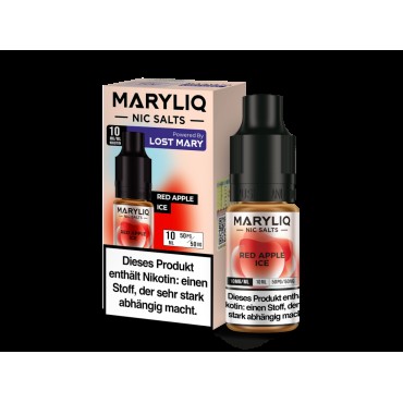 MARYLIQ - Nikotinsalz Liquid - Red Apple Ice