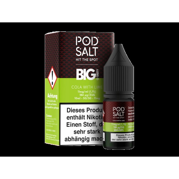 Pod Salt Fusion - Cola with Lime - Nikotinsalz Liquid