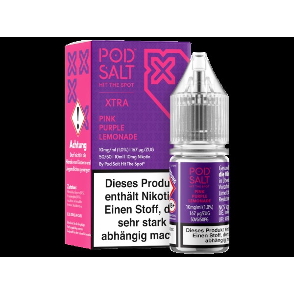 Pod Salt X - Nikotinsalz Liquid  - Pink Purple Lemonade