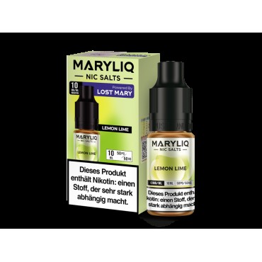 MARYLIQ - Nikotinsalz Liquid - Lemon Lime