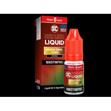SC - Red Line - Banana Swirl Cookie - Nikotinsalz Liquid