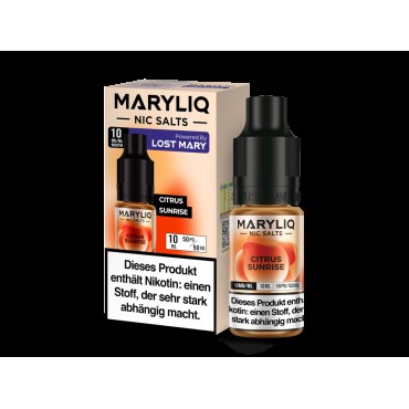 MARYLIQ - Nikotinsalz Liquid - Citrus Sunrise