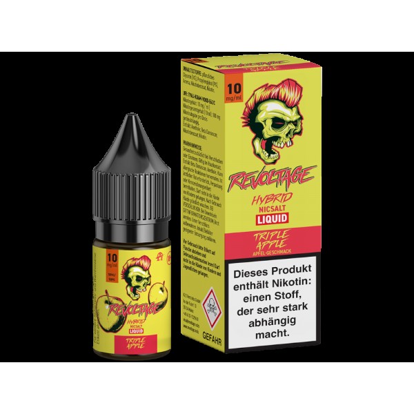 Revoltage - Hybrid Nikotinsalz Liquid - Tripple Apple