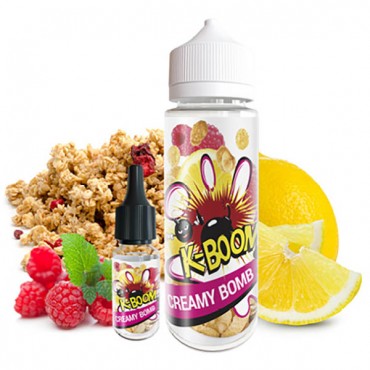 K-Boom - Creamy Bomb Aroma 10ml + 120ml Leerflasche