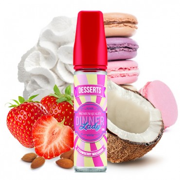 Dinner Lady Dessert Strawberry Macarons 20ml Aroma