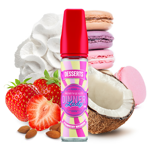 Dinner Lady Dessert Strawberry Macarons 20ml Aroma