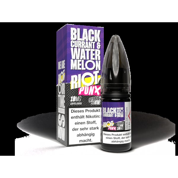 Riot Squad - PUNX - Hybrid Nikotinsalz Liquid - Blackcurrant & Watermelon